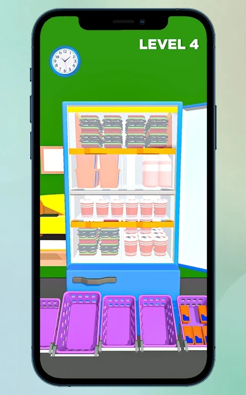 冰箱收纳盒装满柜子游戏版（Fridge Organizer Fill Cabinet）截图4: