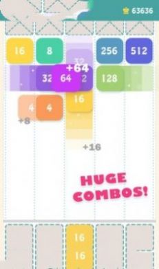 射擊合并2048磚塊游戲安卓版（Shoot Merge 2048 Brick）截圖1