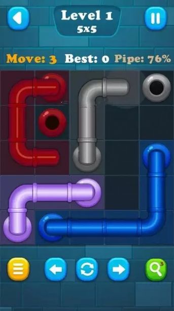 連接水管游戲中文版（Connect Pipe）截圖1