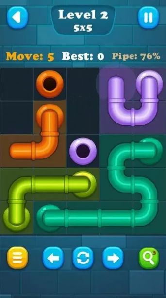 連接水管游戲中文版（Connect Pipe）截圖4