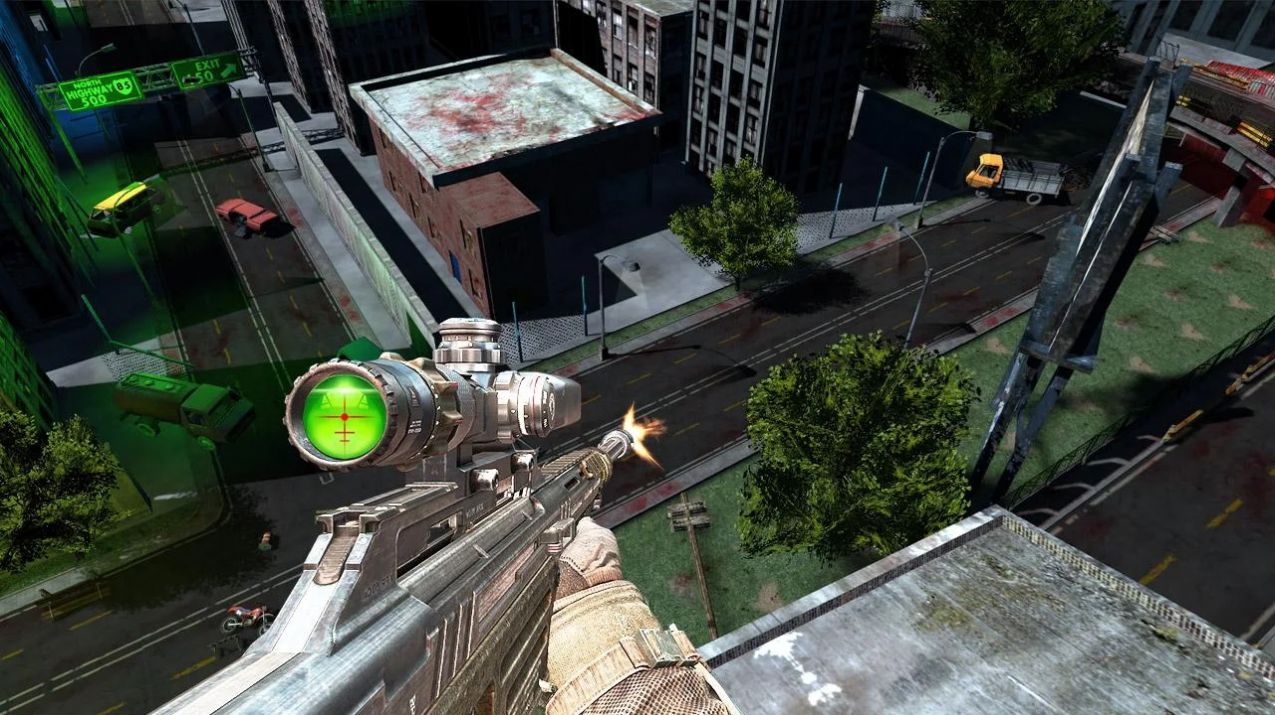 僵尸狙擊手射擊生存戰(zhàn)爭(zhēng)游戲版（Zombie Sniper Shooting 3D）截圖2