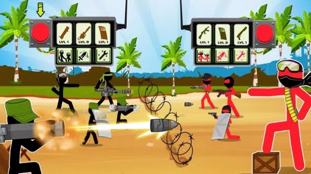 火柴人戰(zhàn)爭團隊激戰(zhàn)游戲版（Stickman Army Team Battle）截圖2