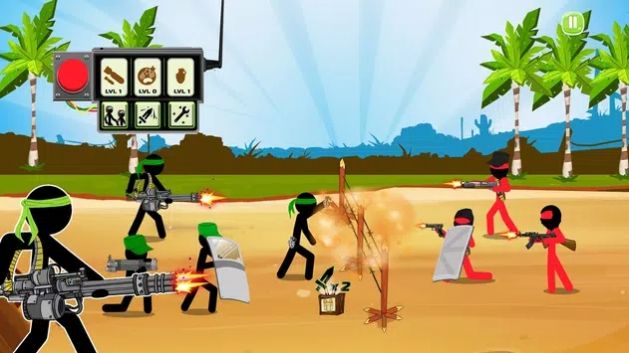 火柴人戰(zhàn)爭團隊激戰(zhàn)游戲版（Stickman Army Team Battle）截圖4