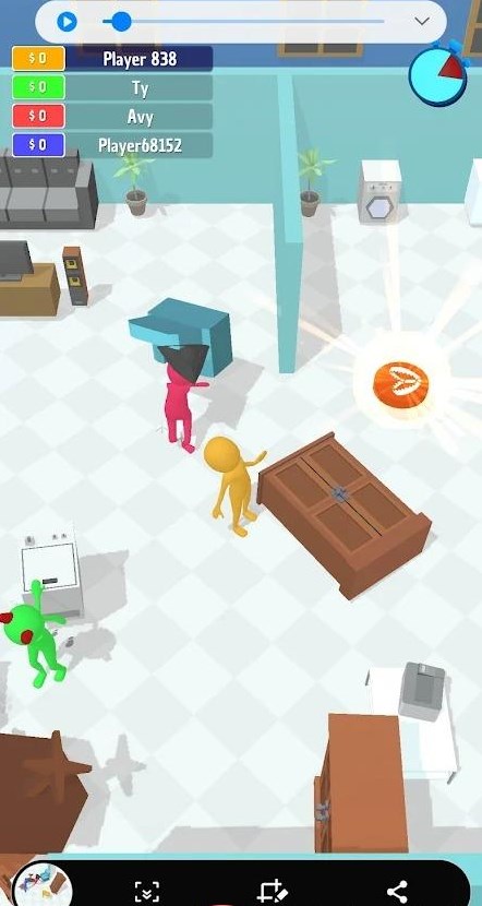 火柴人搬家比賽游戲安卓版（Fully Packed - Stickman contest）截圖4