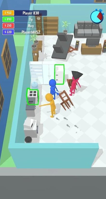 火柴人搬家比賽游戲安卓版（Fully Packed - Stickman contest）截圖5
