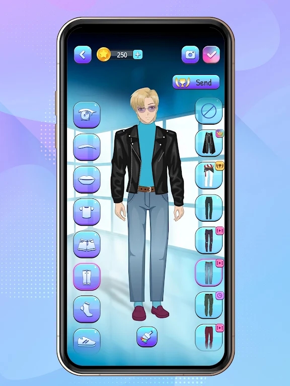 動漫男孩裝扮游戲版（Anime Boys Dress Up Game）截圖3