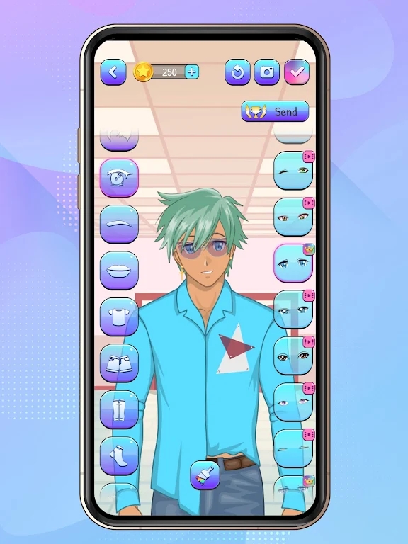 動漫男孩裝扮游戲版（Anime Boys Dress Up Game）截圖2