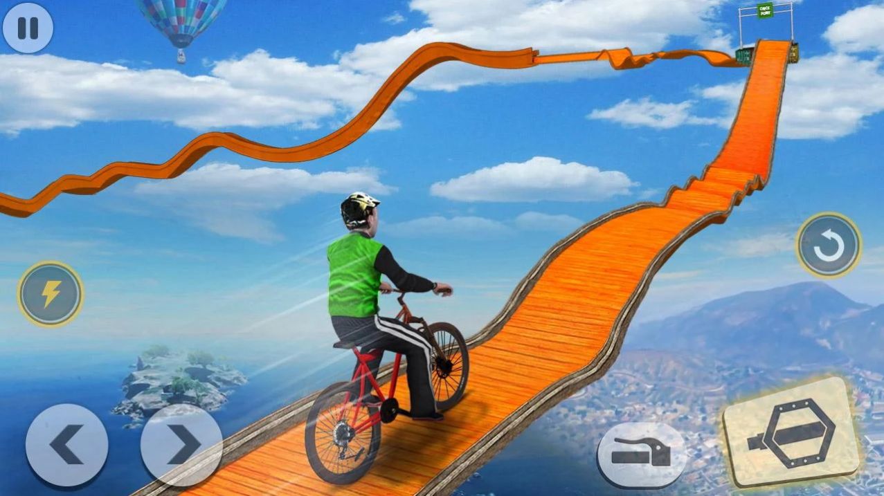 瘋狂自行車特技賽3D游戲安卓版截圖2
