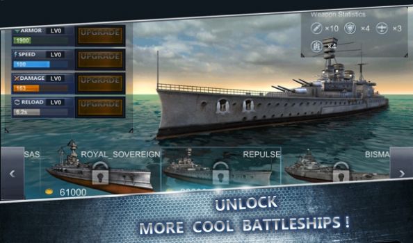 戰(zhàn)艦海軍射擊3D游戲版（Gunship CS）截圖2