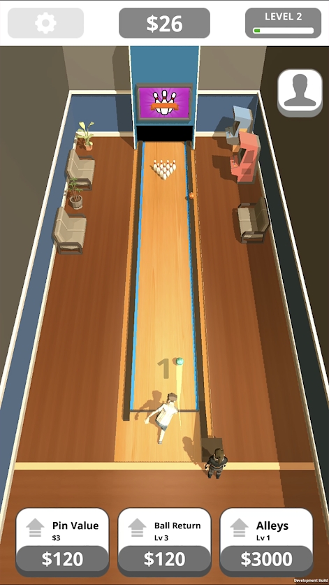 空投保齡球游戲中文版（Idle Bowling）截圖1