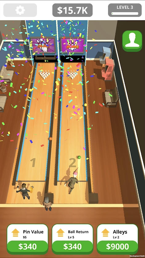 空投保齡球游戲中文版（Idle Bowling）截圖3