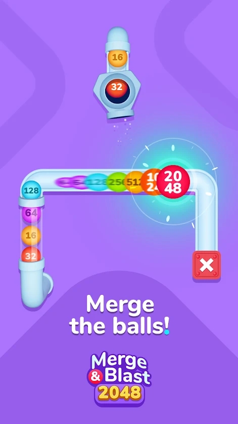合并與爆炸2048游戲最新版（Merge & Blast 2048）截圖2