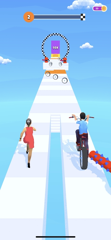 情侶自行車游戲版（Couples Bike）截圖3