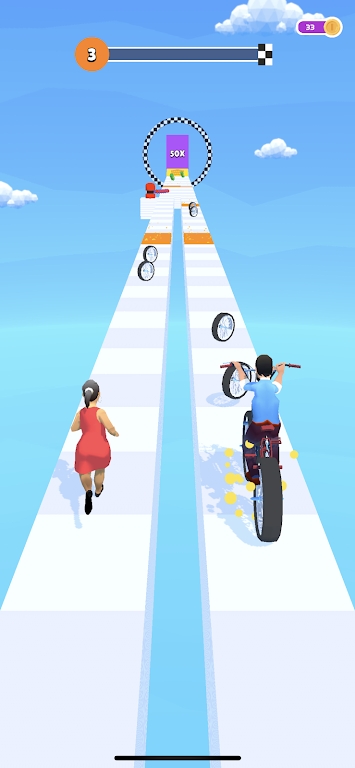 情侶自行車游戲版（Couples Bike）截圖1