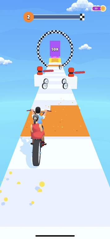 情侶自行車游戲版（Couples Bike）截圖2