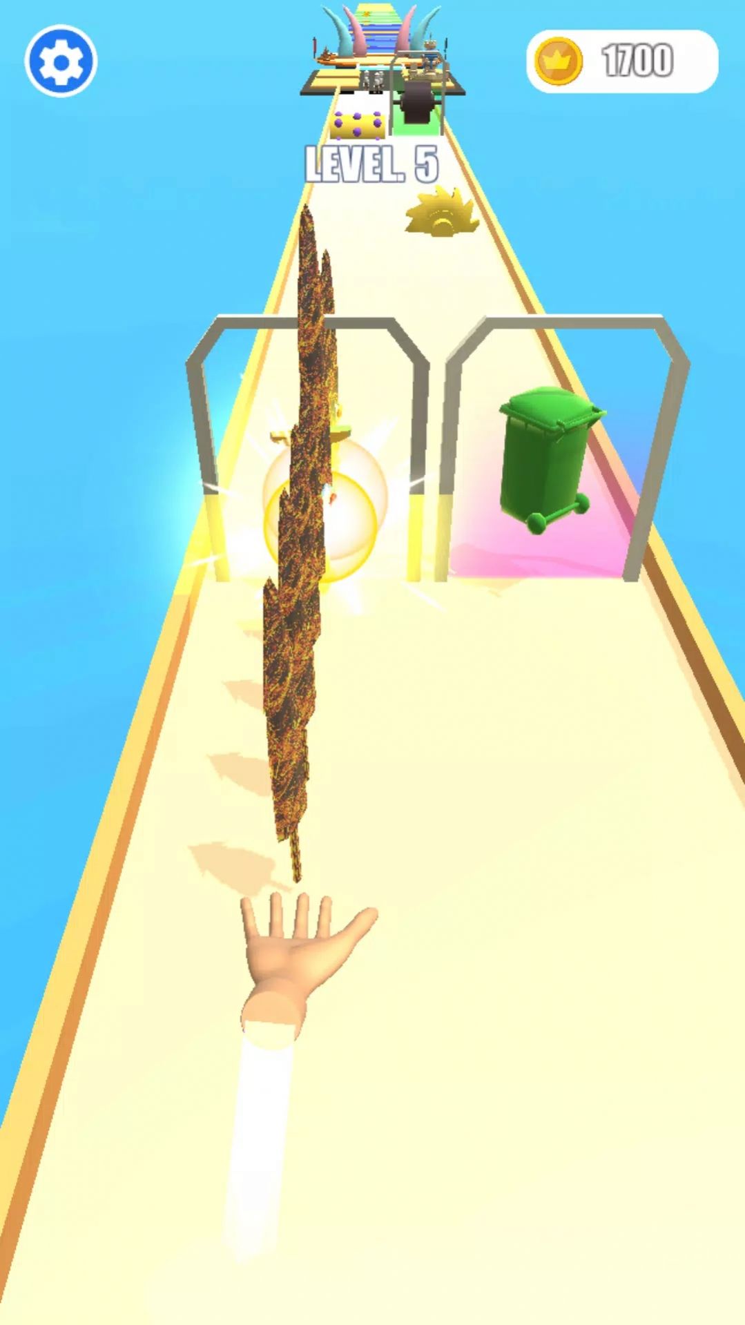 鍛造武器跑3D游戲版（Forge Weapons Runner 3D）截圖1