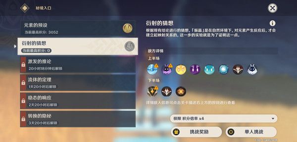 原神衍射的猜想攻略：衍射的猜想3000分通關(guān)流程
