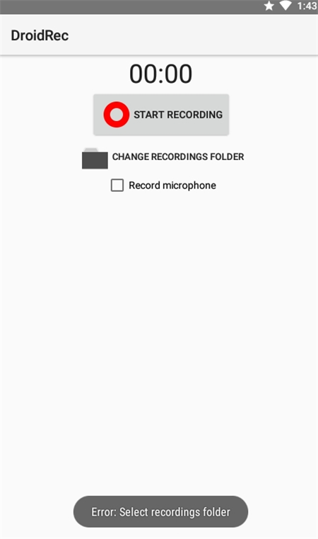DroidRec錄音APP版截圖2