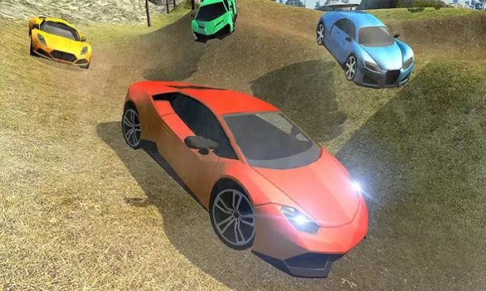 爬山特技競(jìng)賽游戲中文版（Mountain Climb Stunt Racing Game）截圖4