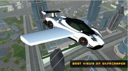 飛車真實(shí)駕駛游戲中文版（Flying Car Real Driving）截圖4