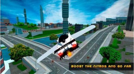 飛車真實(shí)駕駛游戲中文版（Flying Car Real Driving）截圖6