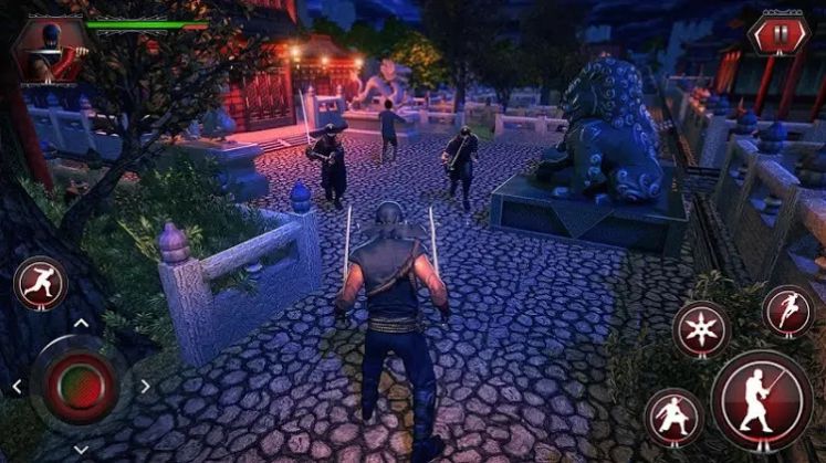 忍者格斗狂歡游戲中文版截圖1