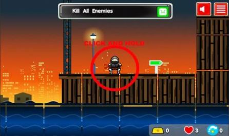 火柴人忍者任務(wù)游戲版（Sticky Ninja Missions）截圖1