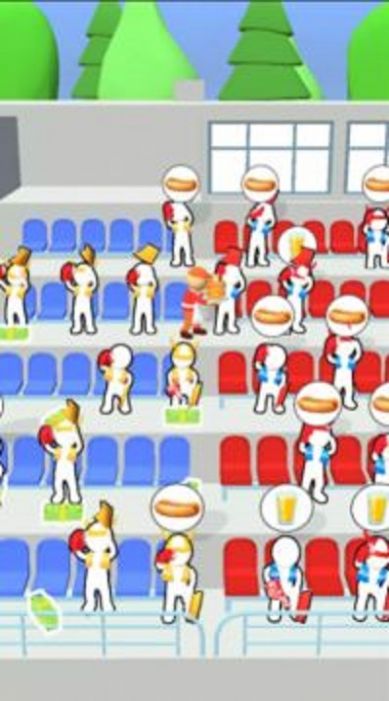 熱狗體育場沖刺游戲版（Hotdog Stadium Rush）截圖1