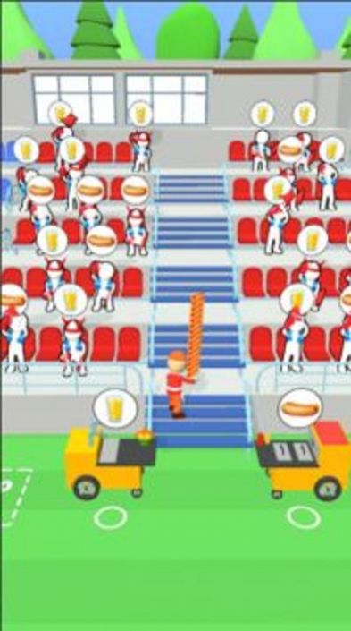 熱狗體育場沖刺游戲版（Hotdog Stadium Rush）截圖3