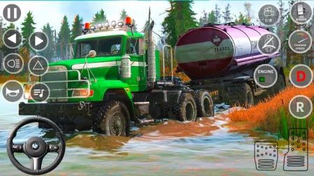 越野泥漿卡車駕駛游戲手機(jī)版（Offroad Mud Driving Truck Games）截圖2