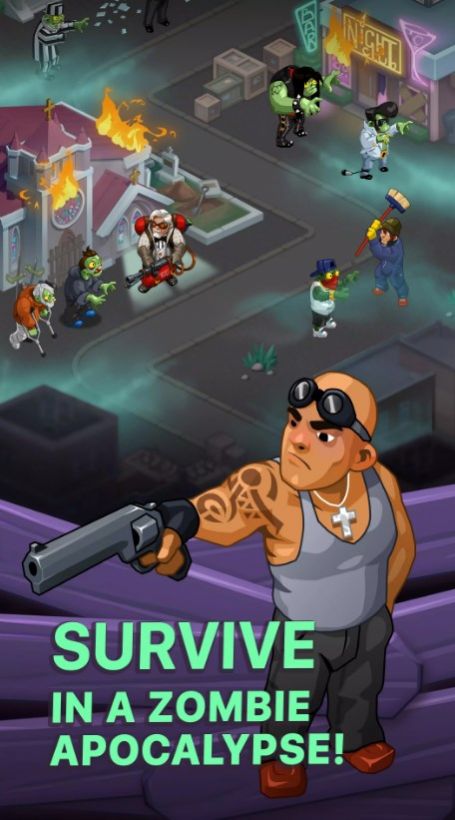 放置型喪尸生還游戲中文版（Idle Zombies）截圖1