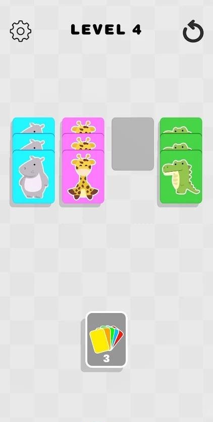 卡片分類3D游戲安卓版（Card Sort 3D）截圖2