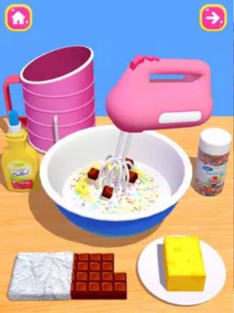 DIY美食蛋糕游戲手機(jī)版（CakeGames DIYFoodGames3D）截圖3