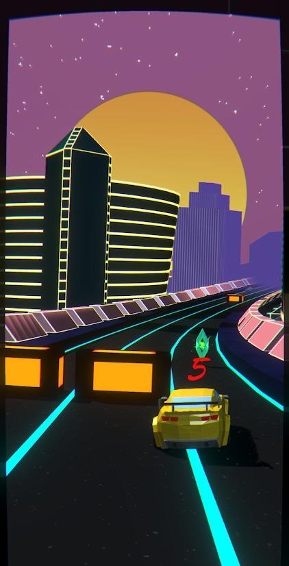 复古极速3D游戏版（Hyper Racing Retro Speed 3D）截图1: