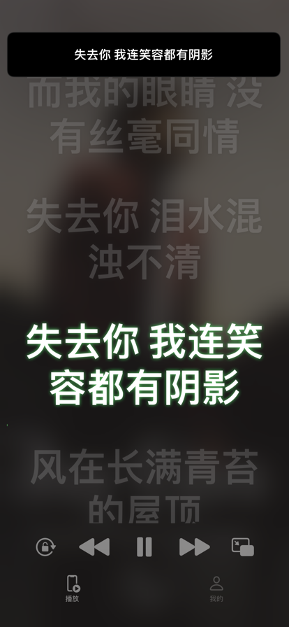 桌面歌詞APP版截圖2