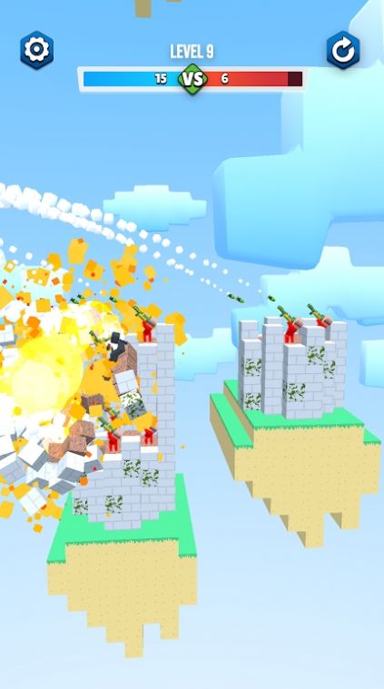 火箭槍戰(zhàn)游戲版（Fighting guns）截圖2