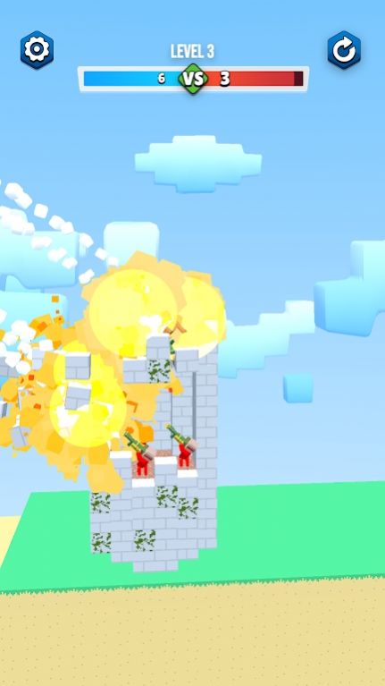 火箭槍戰(zhàn)游戲版（Fighting guns）截圖3