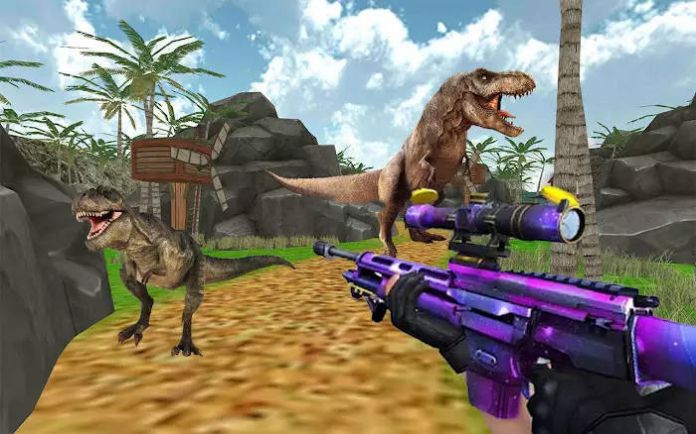 恐龍獵人射手3D游戲安卓版（Dinosaur Hunter 3D Shooter）截圖4