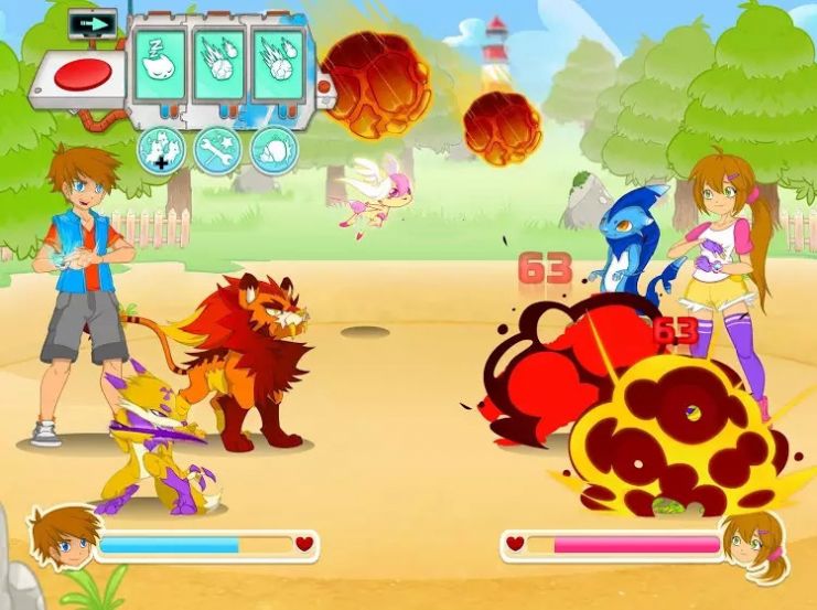怪物史詩(shī)對(duì)決游戲最新中文版（Animalon Epic Monster Battle）截圖1