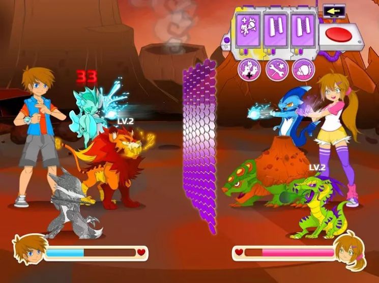 怪物史詩(shī)對(duì)決游戲最新中文版（Animalon Epic Monster Battle）截圖2