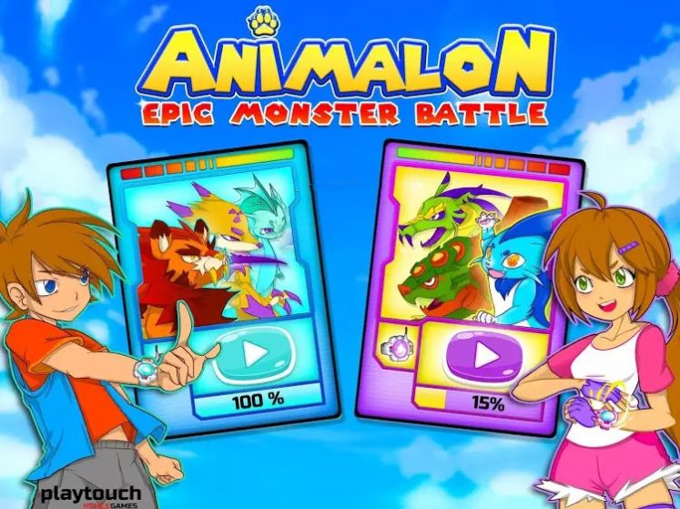 怪物史詩(shī)對(duì)決游戲最新中文版（Animalon Epic Monster Battle）截圖3