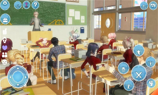動漫校園約會模擬器游戲中文版截圖1