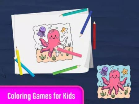 兒童填色游戲中文版（Coloring Book）截圖2