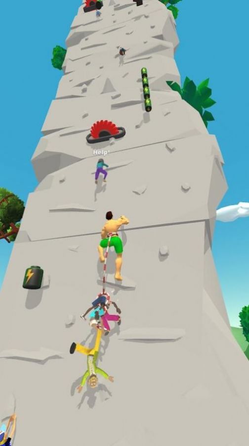 攀巖者拯救帥哥游戲安卓版（Rock Climber Save the Dudes）截圖1