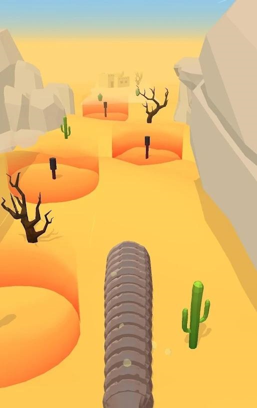 沙蟲(chóng)障礙跑游戲安卓版（Dune Worm）截圖4