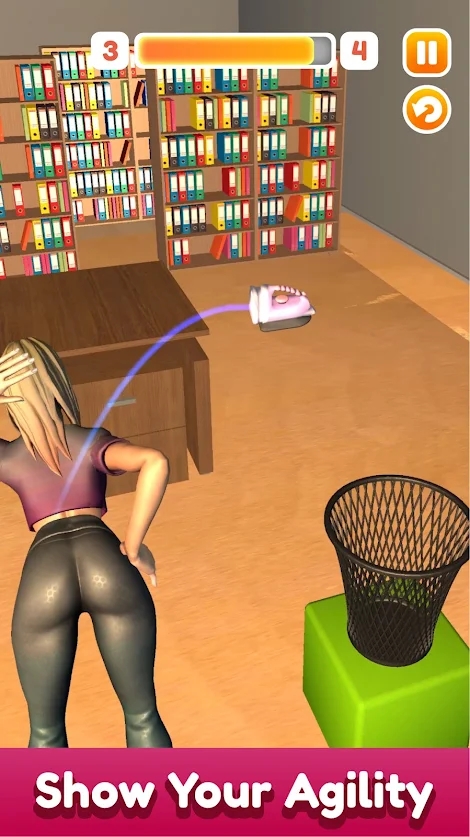臀部跳躍游戲中文版(Twerk & Juggle 3D)截圖4