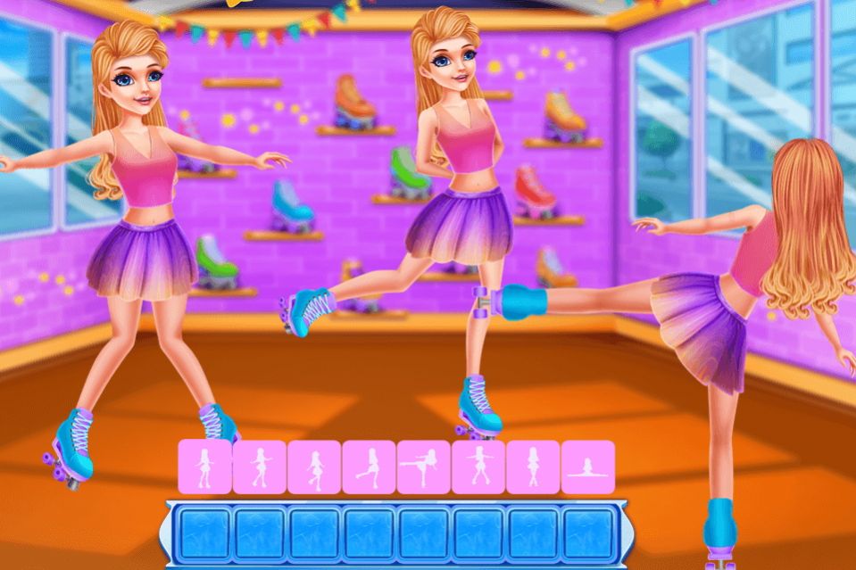 溜冰鞋模擬器游戲最新版（Roller Skating Star Growth）截圖4