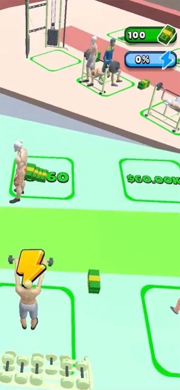 健身房閑置3D游戲安卓最新版（Gym Idle 3D）截圖1