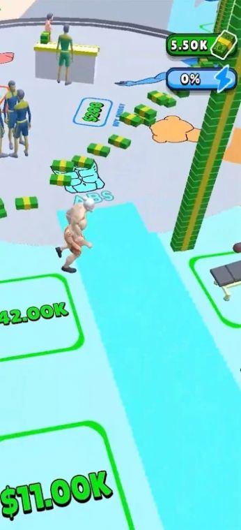 健身房閑置3D游戲安卓最新版（Gym Idle 3D）截圖4