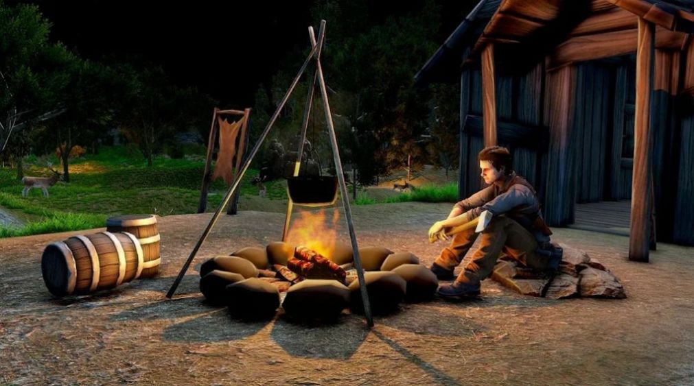 島嶼冒險(xiǎn)生存游戲中文版（Woodcraft Survival Island）截圖3